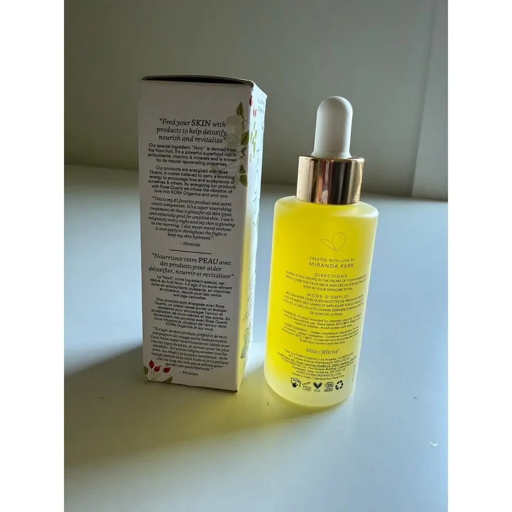 $78 New KORA Organics Noni Glow Face Oil 30ml Full Size Brightening Hydrating